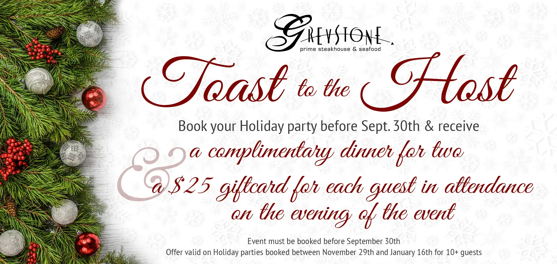 The Best Place to Host Your Holiday Party in the Gaslamp