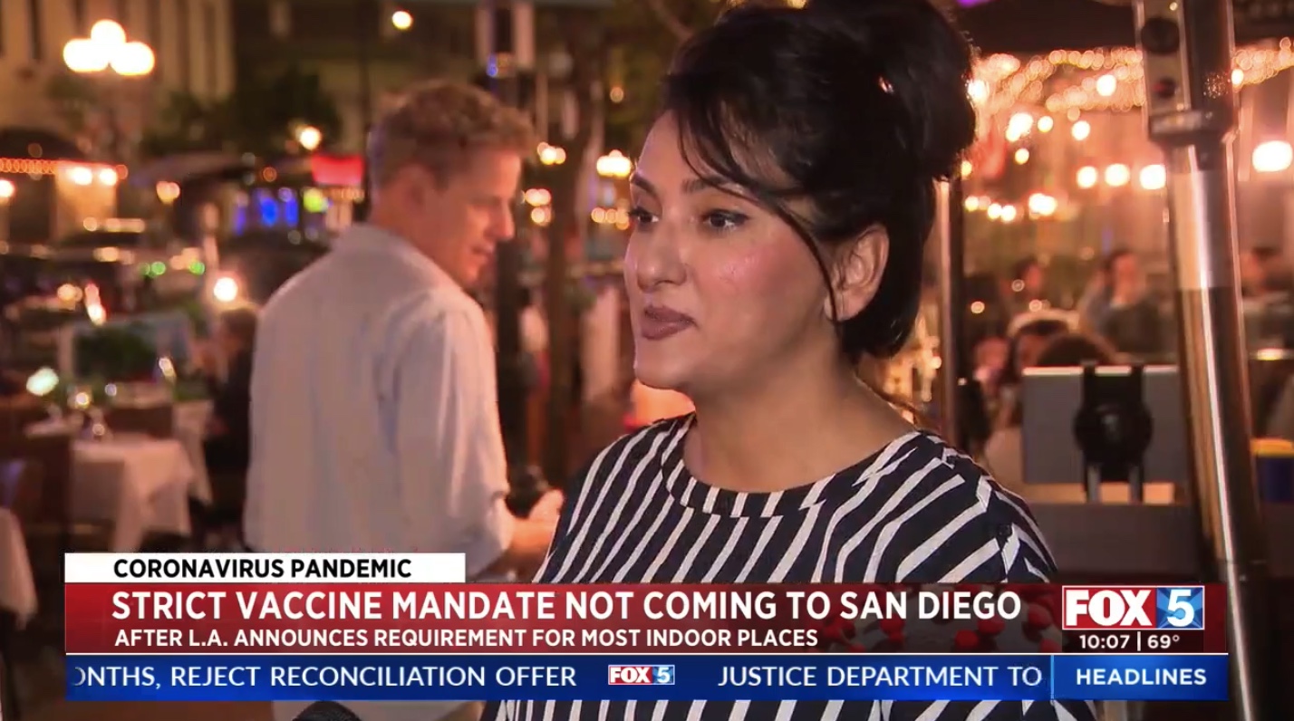 San Diego Will Not Join LA County With Indoor Vaccine Mandates, Officials Say!