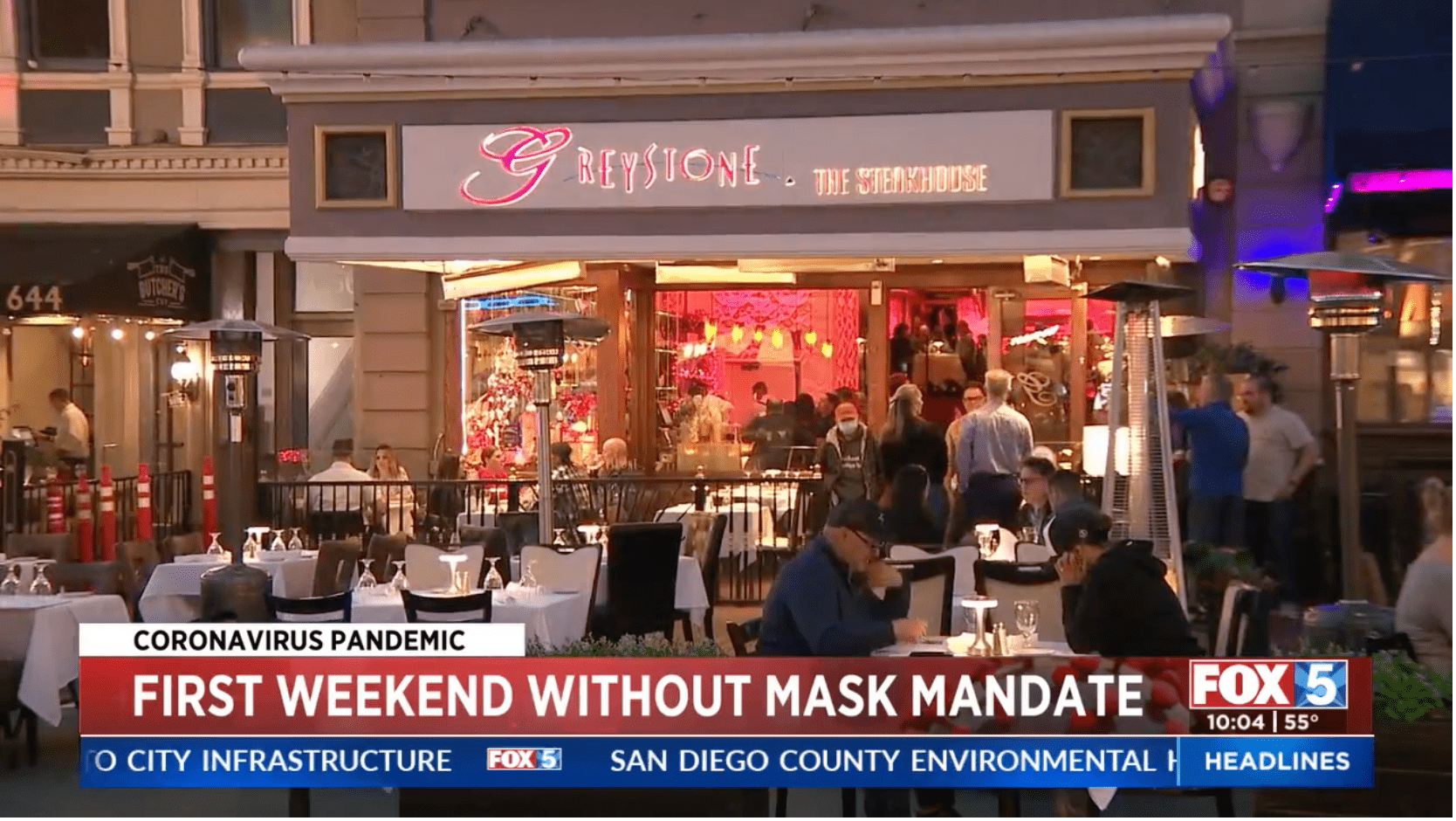 First weekend in Greystone without Mask Mandate!